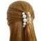 Wrapables Large Pearl Hair Claws Pearl Hair Clips Nonslip Jaw Clips Hair Styling (set of 3)
